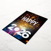 Happy New Year Folieneinladung (Gedreht)