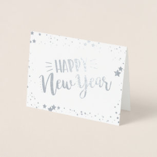 Happy New Year Folienkarte