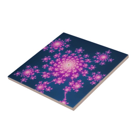 Happy New Year Fraktal Fliese (Seite)