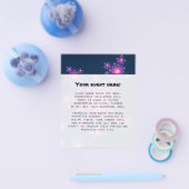 Happy New Year Fraktal Flyer (Einzeln)