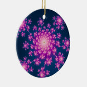 Happy New Year Fraktal Keramikornament (Rechts)