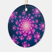 Happy New Year Fraktal Keramikornament (Links)