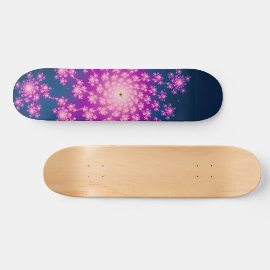 Happy New Year Fraktal Skateboard (Horizontal)