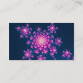 Happy New Year Fraktal Visitenkarte (Rückseite)