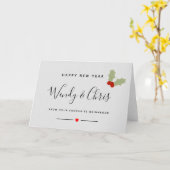 Happy New YEAR Freund Karte (Gelbe Blume)