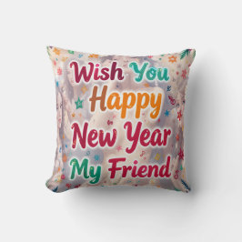 Happy New Year Friend Kissen
