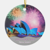Happy New Year from Sidney Customizable Ornament (Vorne)