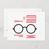 Happy New Year from your Eye Doctor Postkarte (Vorne/Hinten)