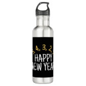 Happy New Year Funny Edelstahlflasche (Vorderseite)