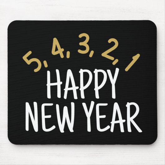 Happy New Year Funny Mousepad (Vorne)