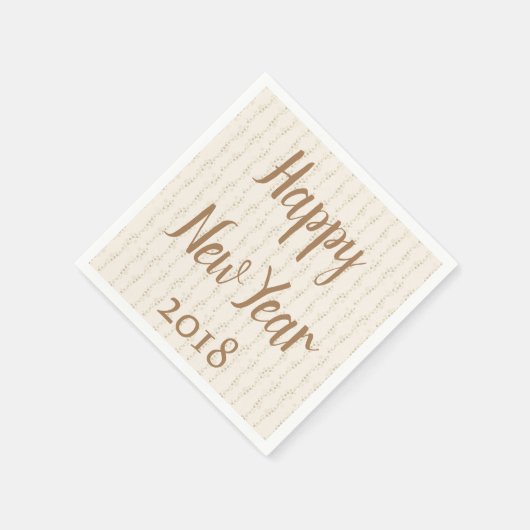 Happy New Year Gala Serviette (Ecke)
