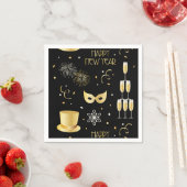 Happy New Year GB Paper Napkin Serviette (Beispiel)