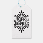 Happy New Year Geschenkanhänger (Rückseite)