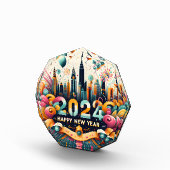 Happy New year Geschenkkarte 2024 Fotoblock (Rechts)