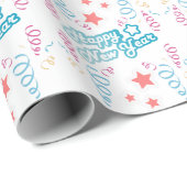 Happy new year geschenkpapier (Rolleneckpunkt)