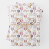 Happy New Year Geschenkpapier Set (Beispiel)