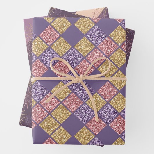 Happy New Year Geschenkpapier Set (Beispiel)