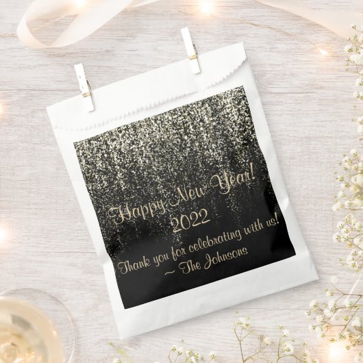 Happy New Year Geschenktütchen (Ausgeschnitten)