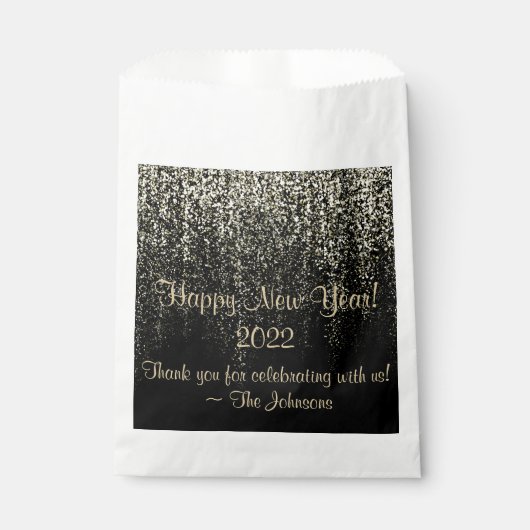 Happy New Year Geschenktütchen (Vorderseite)