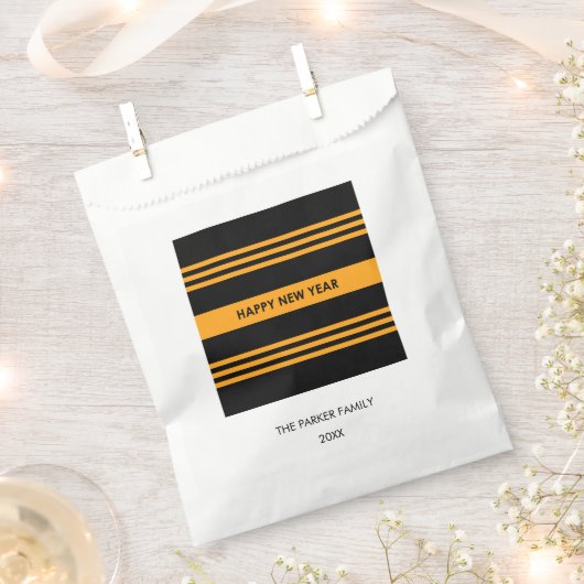 Happy New Year Geschenktütchen (Ausgeschnitten)