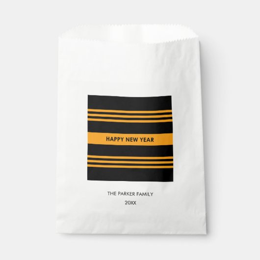 Happy New Year Geschenktütchen (Vorderseite)