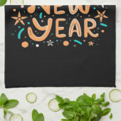 Happy New Year Geschirrtuch (Gefaltet)