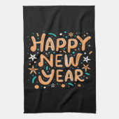 Happy New Year Geschirrtuch (Vertikal)