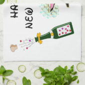 Happy New Year Geschirrtuch (Gefaltet)