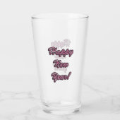 Happy New Year Glas (Rückseite)