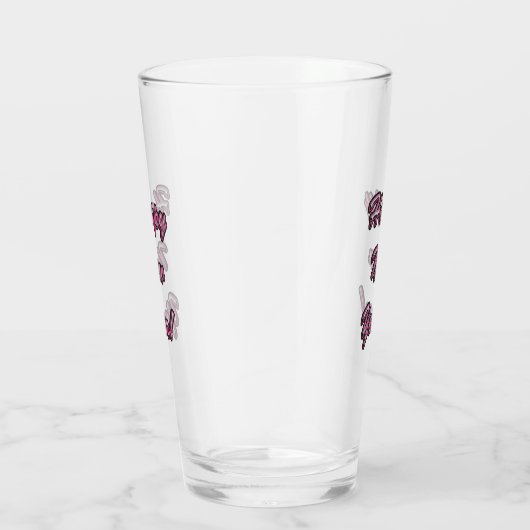 Happy New Year Glas (Rechts)