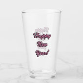 Happy New Year Glas (Vorderseite)