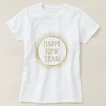 Happy New Year Glitzer T - Shirt