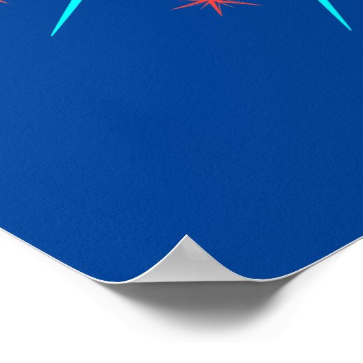 Happy New Year Glitzern Poster (Ecke)