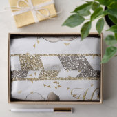 Happy New Year Gnome Seidenpapier (Geschenk)