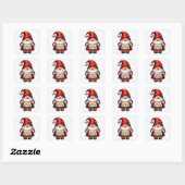 Happy New Year Gnome Stickers (Blatt)