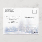 Happy New Year Gold Sparkle Script FOTO Gruß Postkarte (Rückseite)