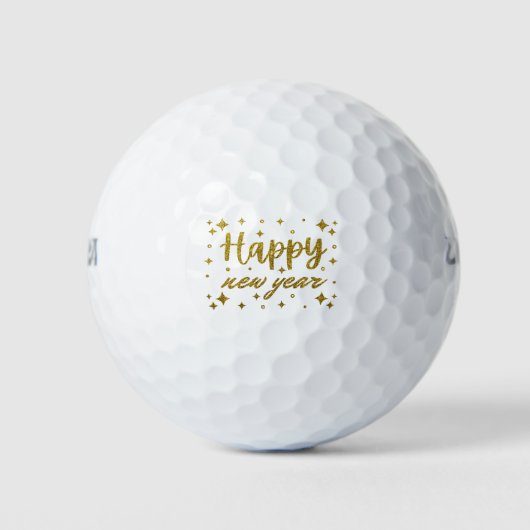 Happy New Year Golfball (Vorderseite)