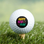 Happy New Year  Golfball (Insitu T-Shirt)