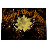 Happy New Year Große Geschenktüte (Vorderseite)