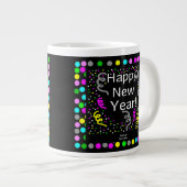 Happy New Year Gruß Jumbo Tasse (Vorderseite Rechts)