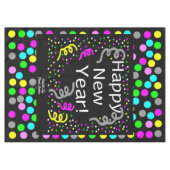 Happy New Year Gruß Tablecloth Tischdecke (Vorderseite (Horizontal))