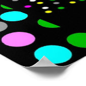 Happy New Year Grußplakat Poster (Ecke)