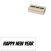 Happy New Year Gummistempel (Stempel)