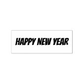 Happy New Year Gummistempel (Prägung)