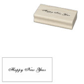 Happy New Year Gummistempel (Stempel)