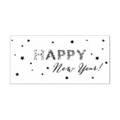 Happy New Year Gummistempel (Prägung)