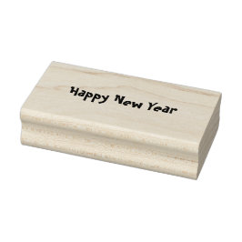 Happy New Year Gummistempel