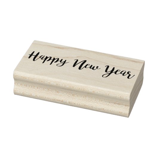 Happy New Year Gummistempel (Stempel)