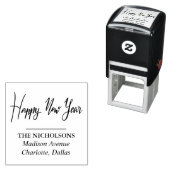 Happy New Year handgeschriebener Script Holiday Permastempel (Beispiel)