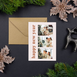 Happy New Year Holiday Card Einladung